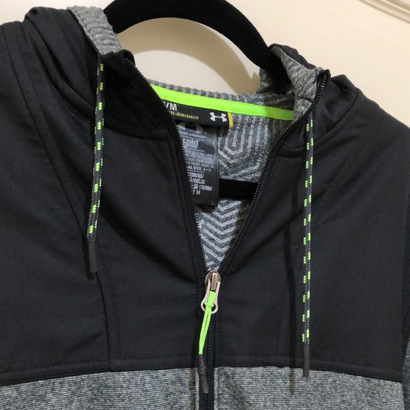 UNDER ARMOUR ZIP UP.  MEN’s MED - Picture 3 of 5